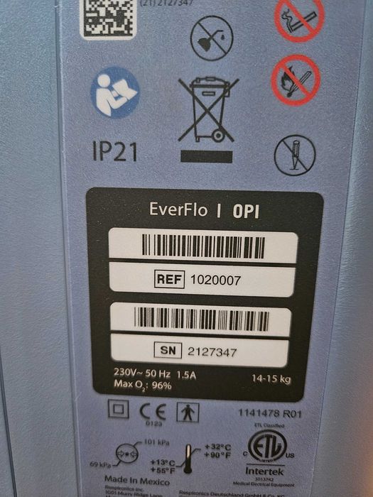 Koncentrator tlenu Philips Respironics EverFlo OPI