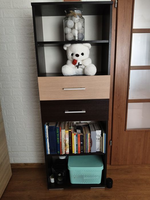 Regał  wenge, wstawka . Do pokoju, garażu sonoma