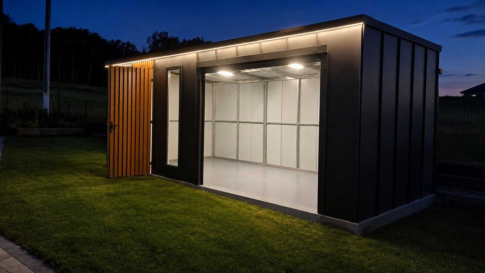 Domek ogrodowy + garaż na Quada 2,5x7m Super Jakość
