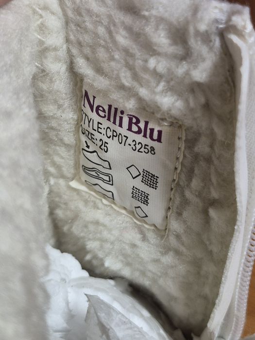 Нові зимові чобітки для дівчинки Nelli Blu  /25