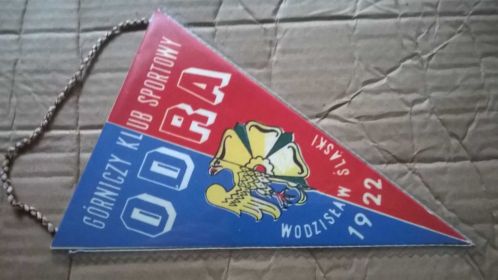 proporczyk klubowy GKS >ODRA< Wodzisław Śląski