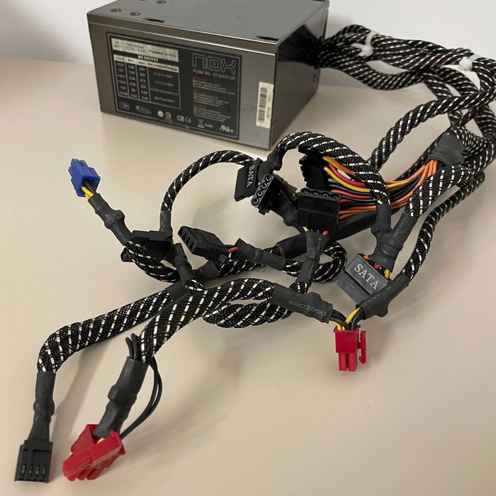 Fonte alimentação Nox AT-600P12P