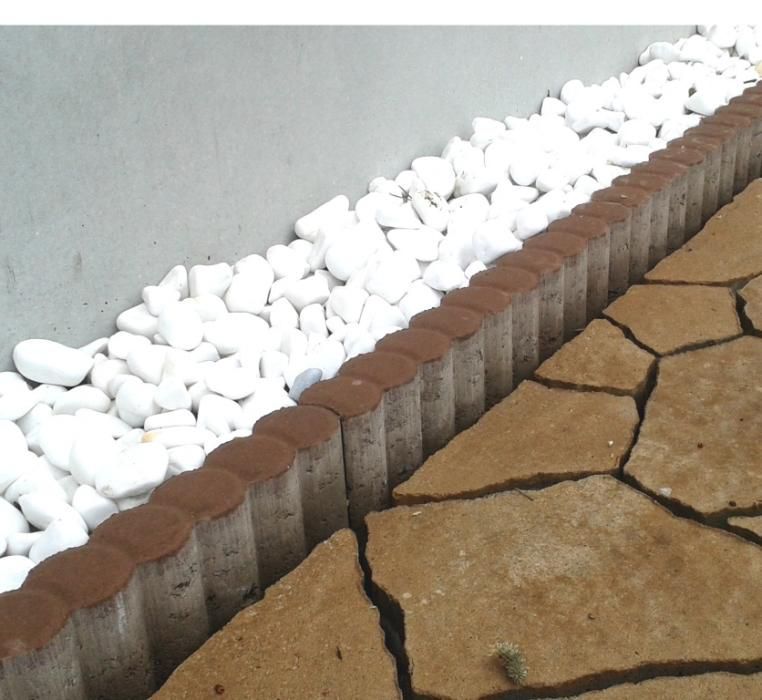 Kawężnik obrzeże PALISADOWE PALISADA betonowa ogrodowa KOLORY