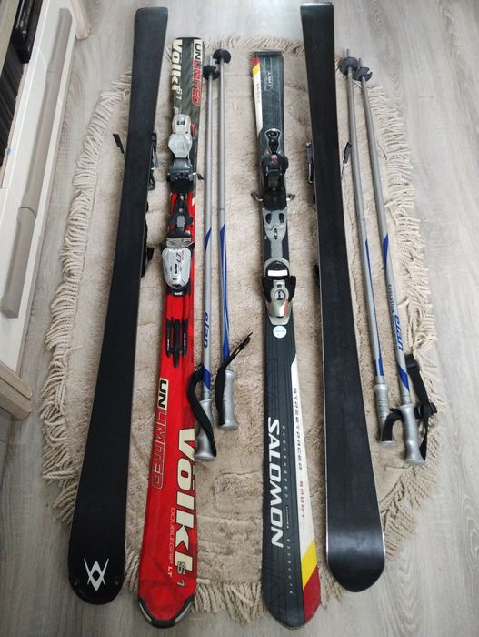 Sprzedam  komplet sprzętu narciarskiego