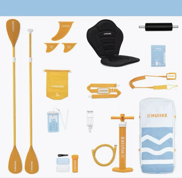 Prancha de Stand Up Paddle Insuflável - HUIIKE - 305x84x15cm