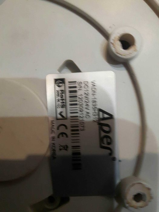 kamera przemysłowa APER VADN 1835H312, używana,sprawna  za ok 1/3 ceny