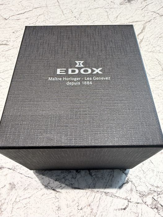 Nowy, oryginalny, Edox Delfin Mecano, khaki