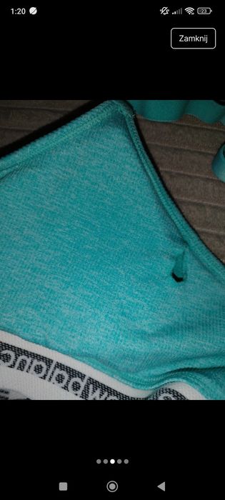 Krop top biustonosz sportowy damski 36 new balance