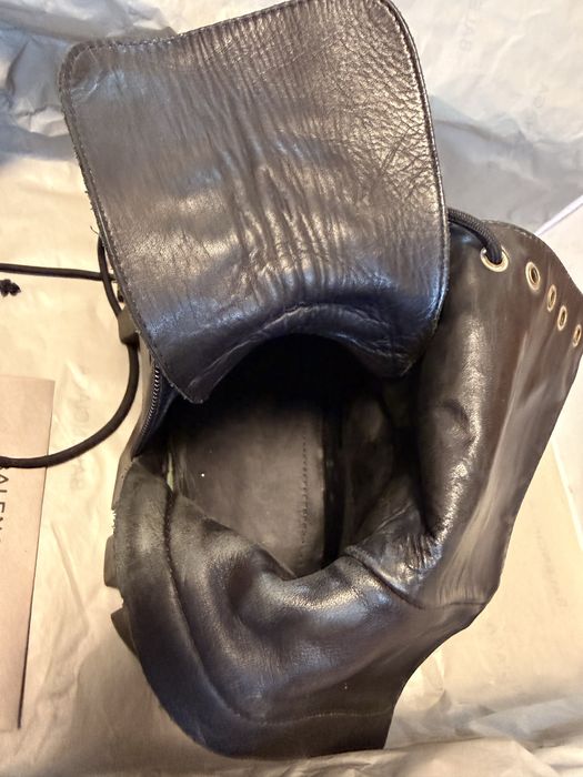 Balenciaga bulldozer leather boots