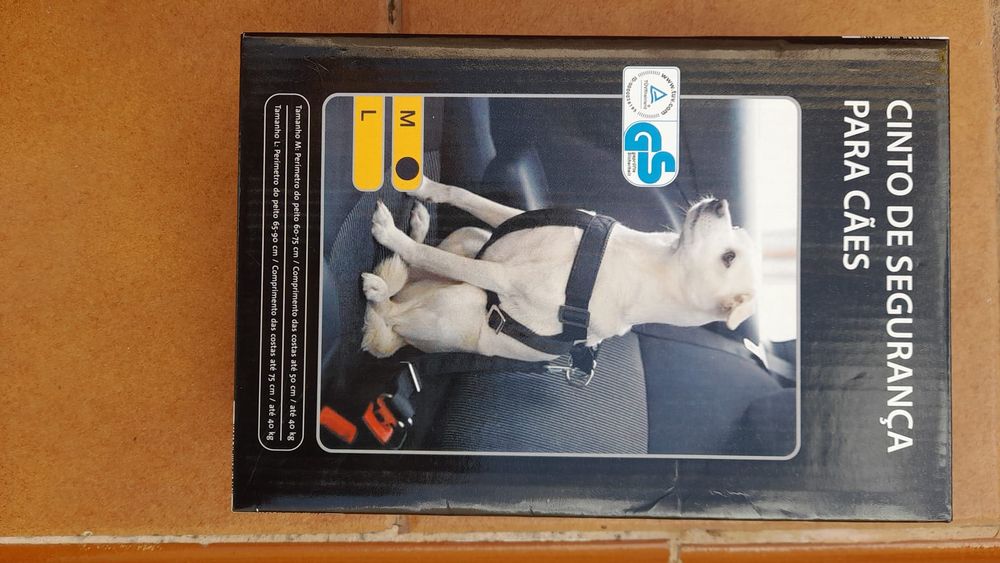 Cinto Segurança para cão