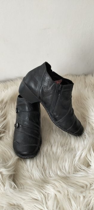 Botki damskie skórzane Reflexan roz 39