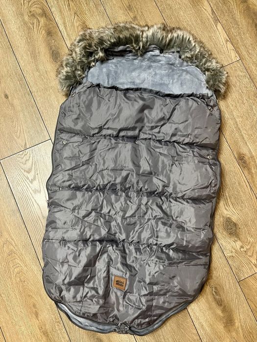 Śpiworek zimowy dzieciecy szary Tini Mini
