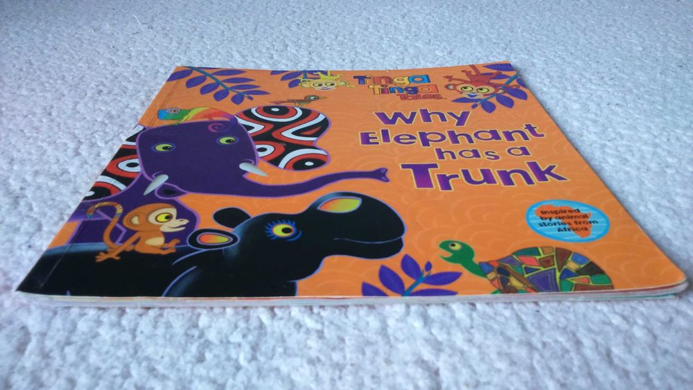 Книга  про слоника "Tinga Tinga Tales Why Elephant has a Trunk"