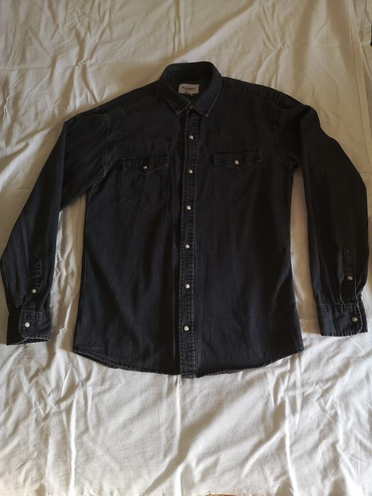 Джинсовая рубашка PULL&BEAR