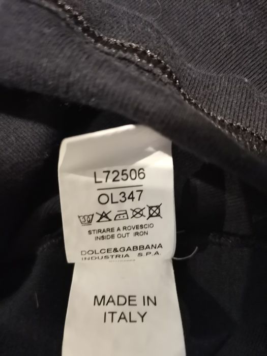 Dolce & Gabbana Junior t-shirt dziewczęcy rozm XL, 164 /170 cm, czarny