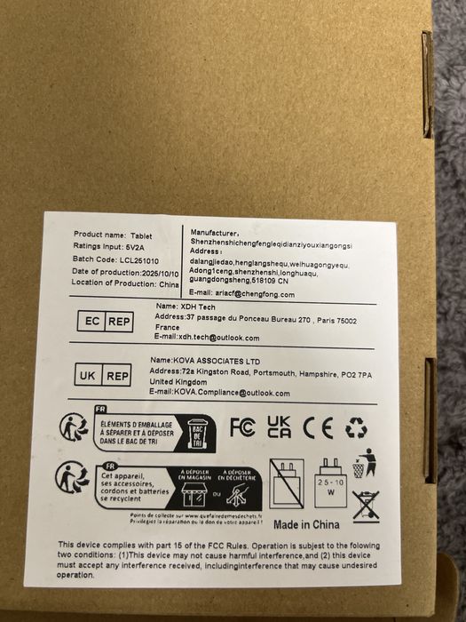 Продається новий планшет CWOWDEFU