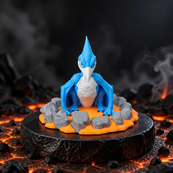 Uroczy Baby Pteranodon w Jajku – Ruchoma Figurka Art-Toy