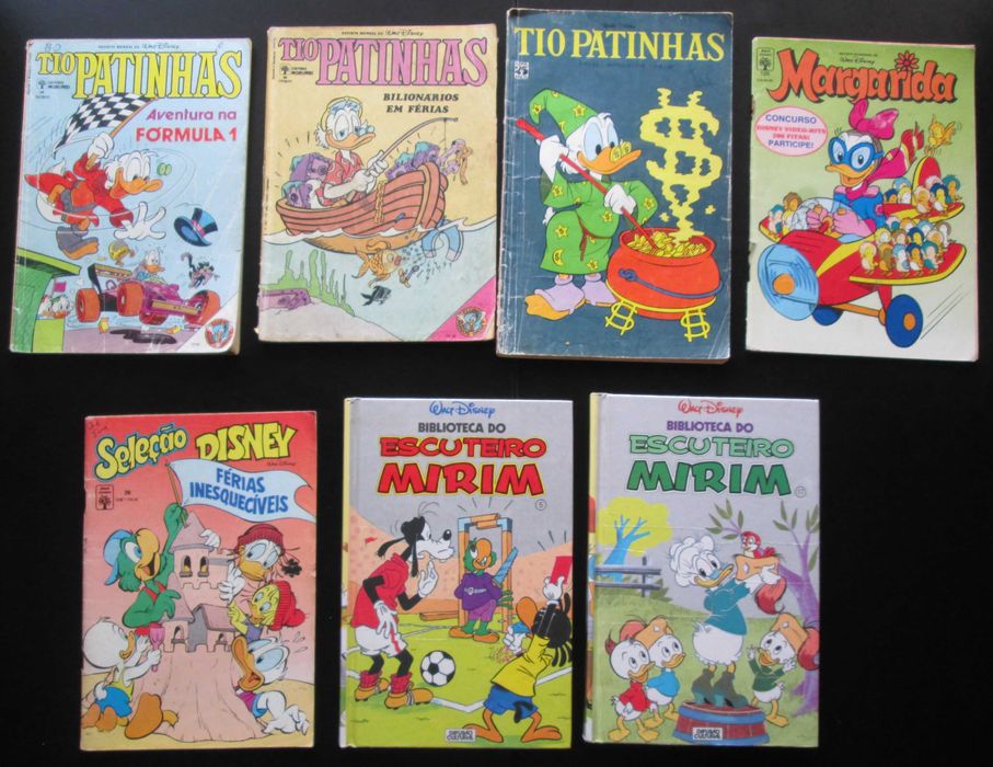 Donald Mickey Zé Carioca Patinhas Margarida Disney