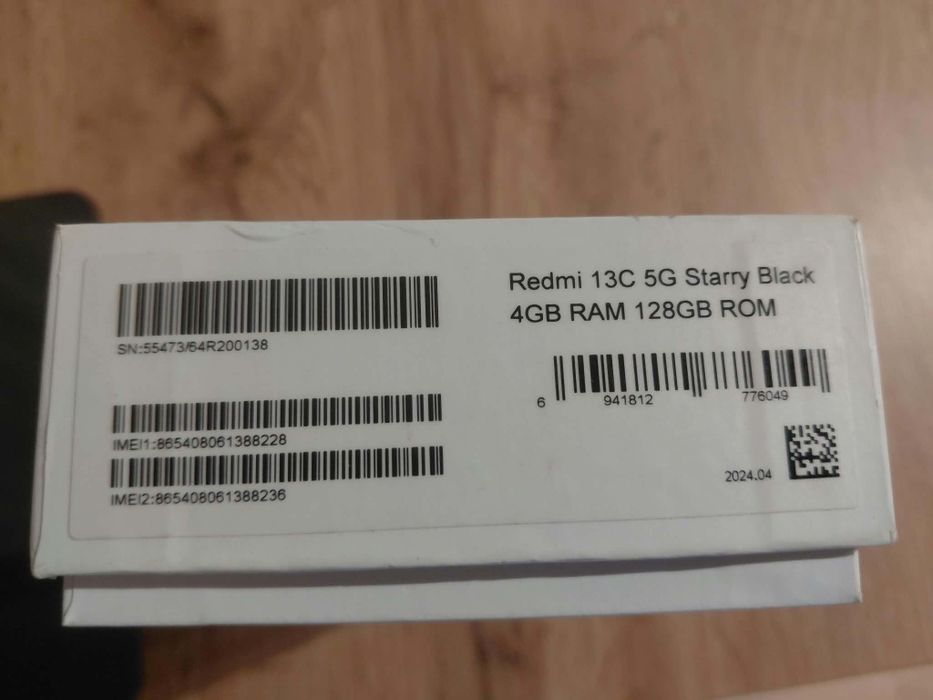 Redmi 13 C 128 GB 4 gbRom Szybki bateria 6000