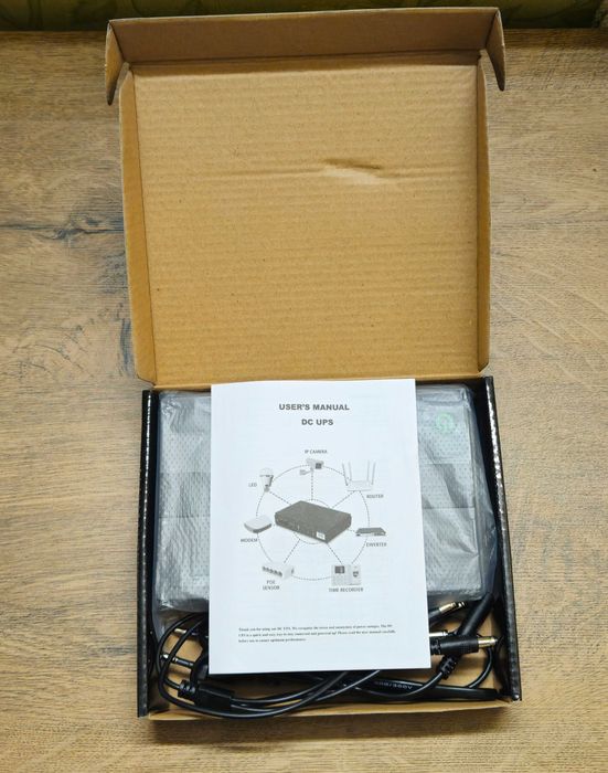 ДБЖ  ups упс DC1036P 12000mAh 36W бесперебойник повербанк для роутера