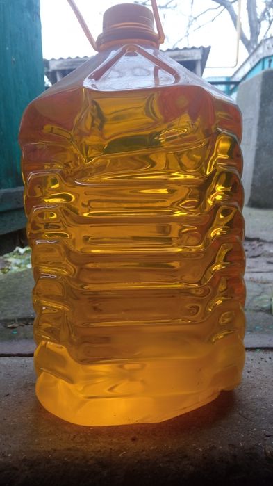 Натуральное растительное масло полужареное 5 литров бутыль