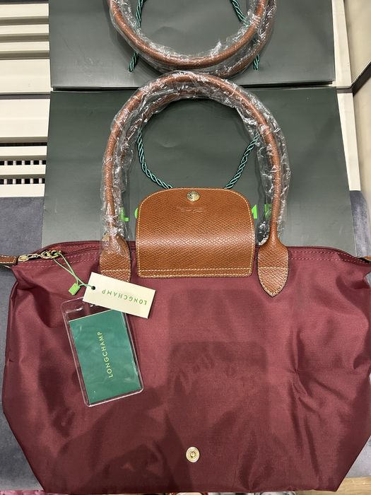 Torebka Longchamp burgundowa M