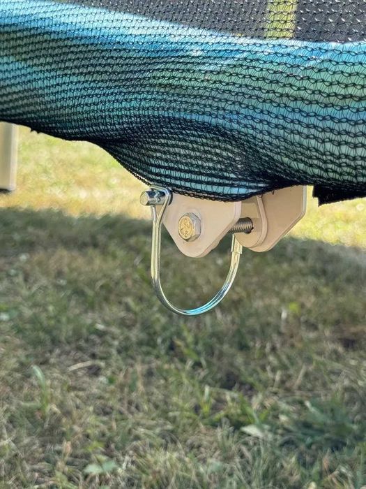 Батут манеж 170x107 см овальний з сіткою WCG Oval