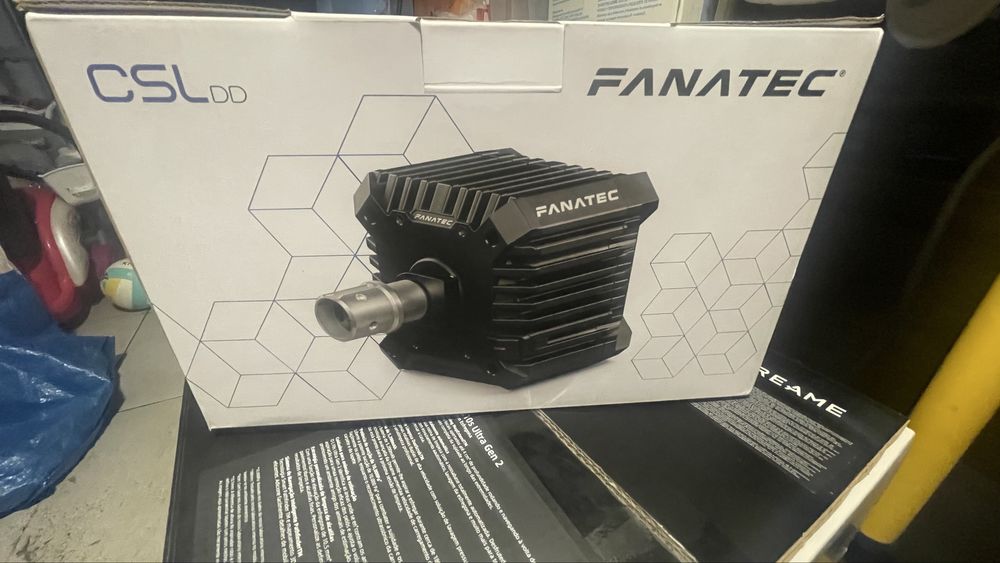 Fanatec csl dd + playseat + drivehub
