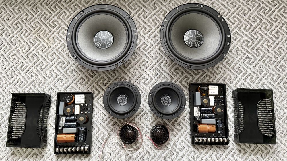 Głośniki samochodowe Audio Circle 3way - kpl zestaw