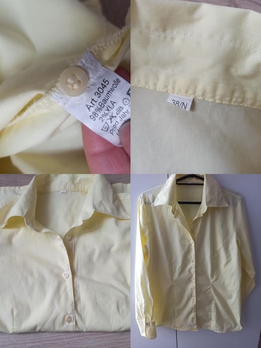Koszula żółta damska.