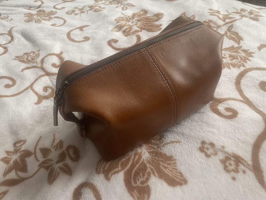 Kosmetyczka skórzana bawola (wołowa)