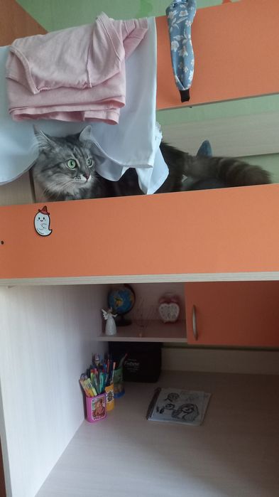 Продам кровать чердак с рабочей зоной