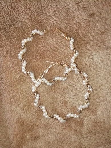 Сережки з перлами