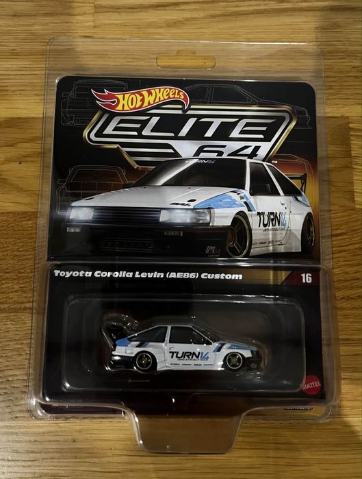 Hot Wheels Collectors Elite 64 Toyota Corolla Levin AE86 HW Rlc