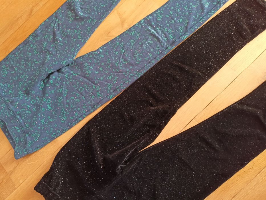 2x Decathlon st idealny Legginsy dla dziewczynki na wzrost 134