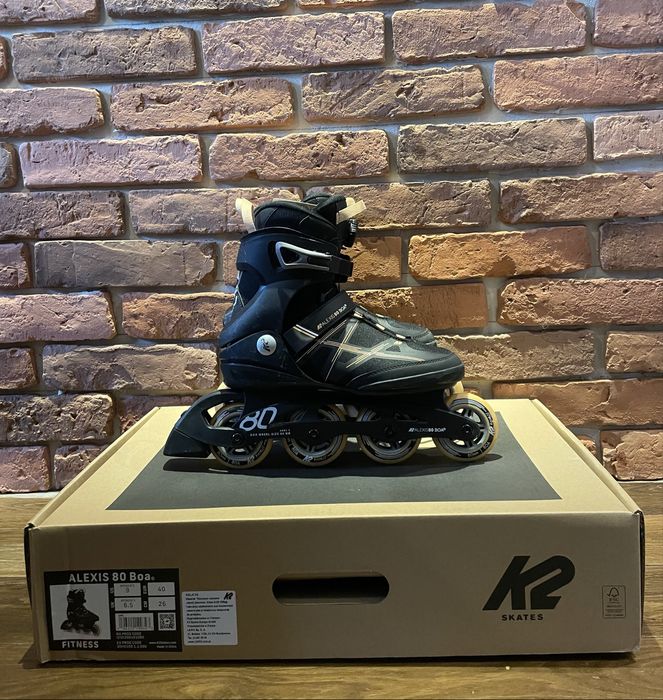 Rolki damskie K2 Alexis 80 BOA rozm. 40 Super Stan !
