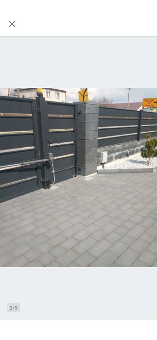 Ogrodzenia palisadowe bramy przesuwne skrzydłowe przęsła furtki