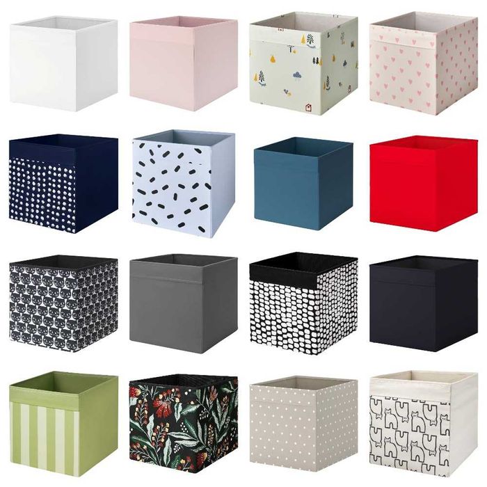 Коробка IKEA бархатная, органайзер для хранения вещей канцтоваров ИКЕА