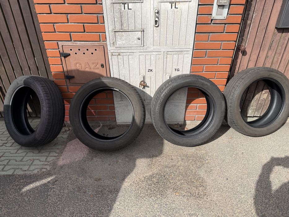Opony letnie Bridgestone 225/55 R19 103H XL – 7-8 mm, 4 szt., stan bdb