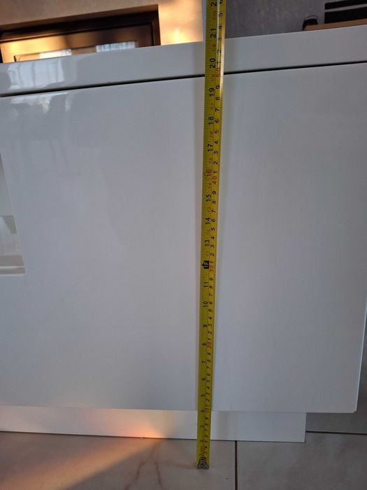 Szafka rtv biała połysk