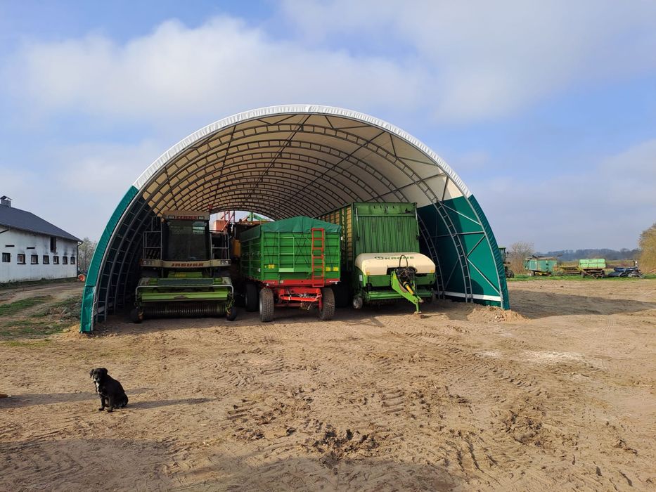 Hala łukowa namiotowa