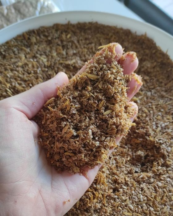 Bokashi artesanal - fertilizante vivo para o solo - 1kg