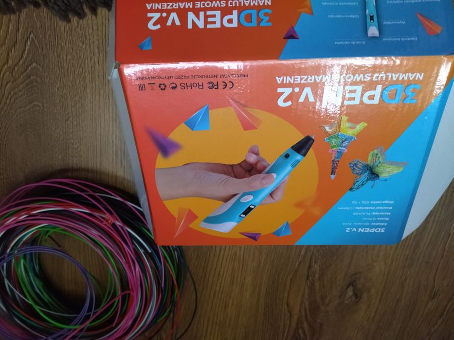 Drukarka 3d długopis z filamentami