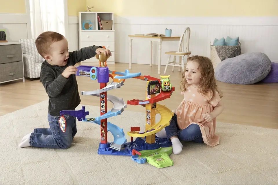 Іграшка дитяча Трек для машинок VTech Go! Go! з машинками, траса