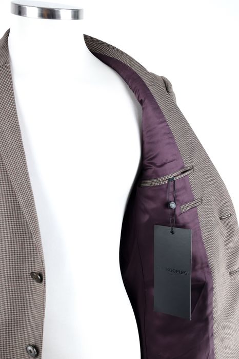 THE KOOPLES Новий вовняний піджак у гусячу лапку. Оригінал. 48 (М)