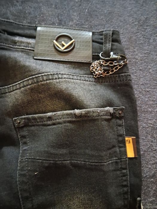 Spodnie jeansowe Fendi