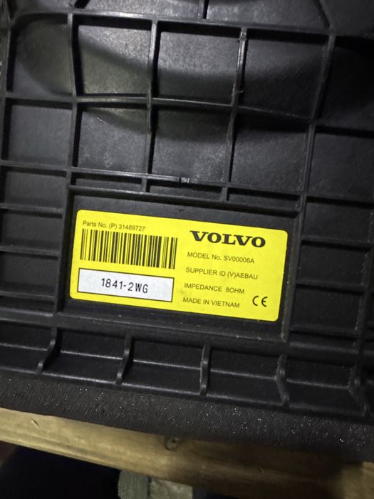 Volvo v90,xc60,xc90 subwoofer bowers&wilkins  31489,727
