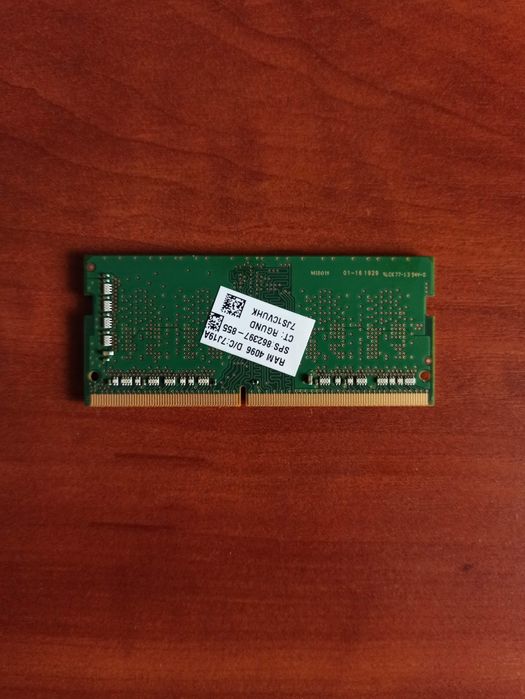 Память для ноутбука DDR4 4гБ