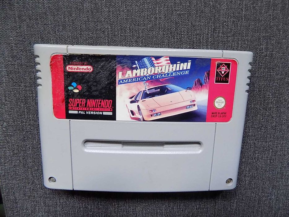 Lamborghini -unikatowa gra na Super Nintendo Entertainment System SNES