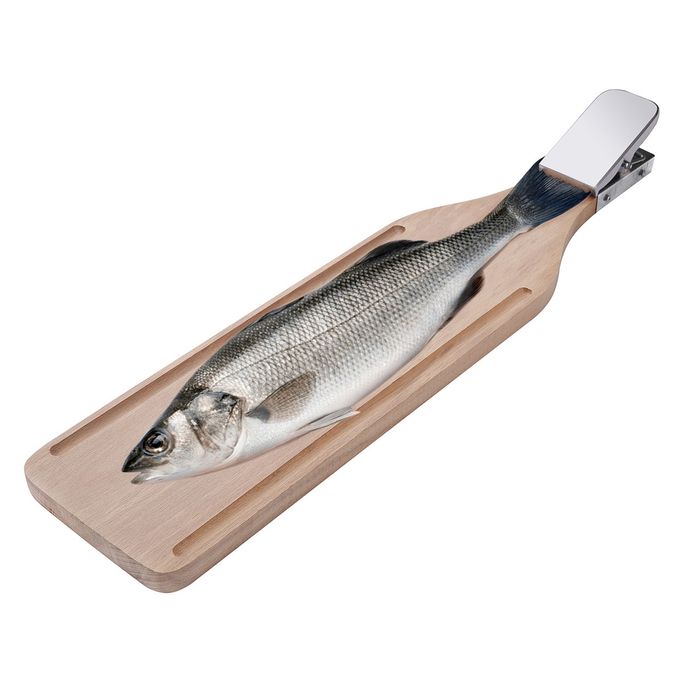 Дошка для риби, обробна, дерев'яна, разделочная доска, кухонна